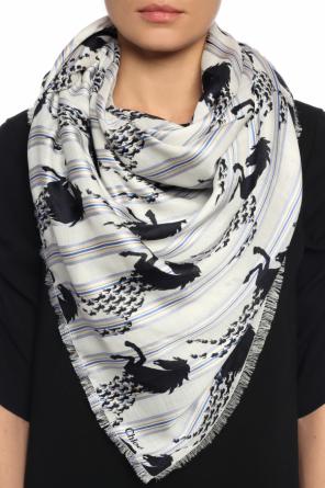 Silk shawl with logo, zdjęcie 2 Silk shawl with logo od Chloe